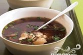 Быстрый суп с грибами и ячменем