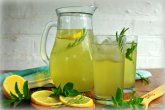 Лимонад из тархуна, лимона и мяты