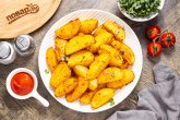 Картофель дольками в духовке