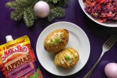 Картошка-гармошка с чесночным маринадом Махеев и сыром
