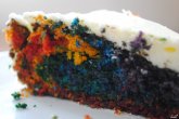 Торт Радуга с пищевыми красителями