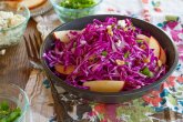 Рецепт салата с красной капустой