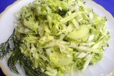 Салат капустный с уксусом