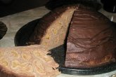 Блинный торт с шоколадным кремом