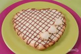 Пирог с белым шоколадом на День Валентина