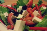 Греческий салат с сыром Фетакса