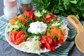 Салат "Овощной калейдоскоп"