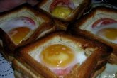 Бутерброды с яйцом и колбасой