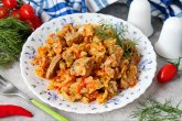 Тушеная капуста с мясом