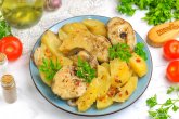 Минтай с картошкой