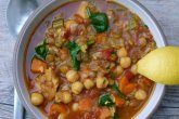 Марокканский суп с рисом, нутом и чечевицей