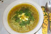 Грибной суп с рисом
