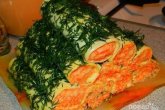 Сырные трубочки с корейской морковью