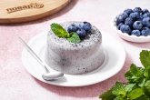 Панна котта с черным кунжутом