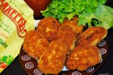 Куриные котлеты с майонезом "Провансаль"