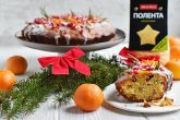 Апельсиновый кекс с полентой "Bravolli"