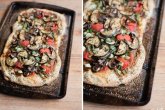 Пицца с баклажанами и грибами