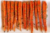 Запечённая морковь с укропом