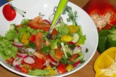 Овощной салат на скорую руку