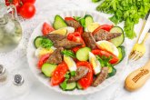 Салат из печени