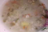 Диетический суп с овсянкой (на бульоне из птицы)
