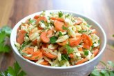Салат с морковью и сыром Фета