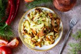 Картошка с лисичками в мультиварке