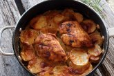 Картофельная запеканка с куриным филе