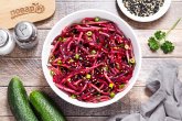 Салат из свеклы с огурцами