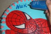 Торт бисквитный Человек-паук