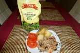 Лучший рецепт мяса с баклажанами с майонезом