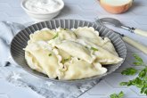 Вареники с картошкой и салом
