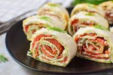 Лаваш с красной рыбой