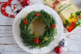 Новогодний салат "Рождественский венок"