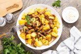 Картофель с вешенками