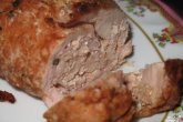 Курица со свининой в духовке