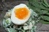 Салат из щавеля с яйцом
