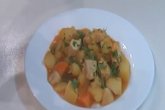 Рагу с овощами и курицей