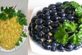 Праздничный салат "Гроздь винограда"