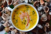 Сырный суп с морепродуктами