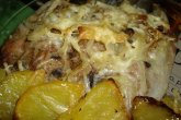 Картофель с ребрышками в духовке
