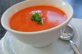 Острый томатный суп с бараньим горохом