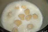 Молочный суп с картофельными клецками