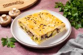 Картофельный пирог с грибами