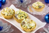 Закуска "Тарталетки с сельдью" на Новый год 2026