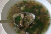 Гречневый суп с грибами  