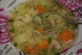 Суп с грибами и вермишелью  