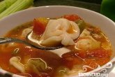 Овощной суп с тортеллини