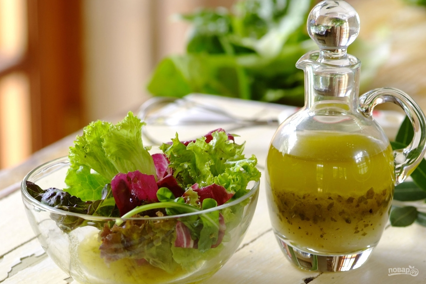 Рецепт заправки для салата из овощей