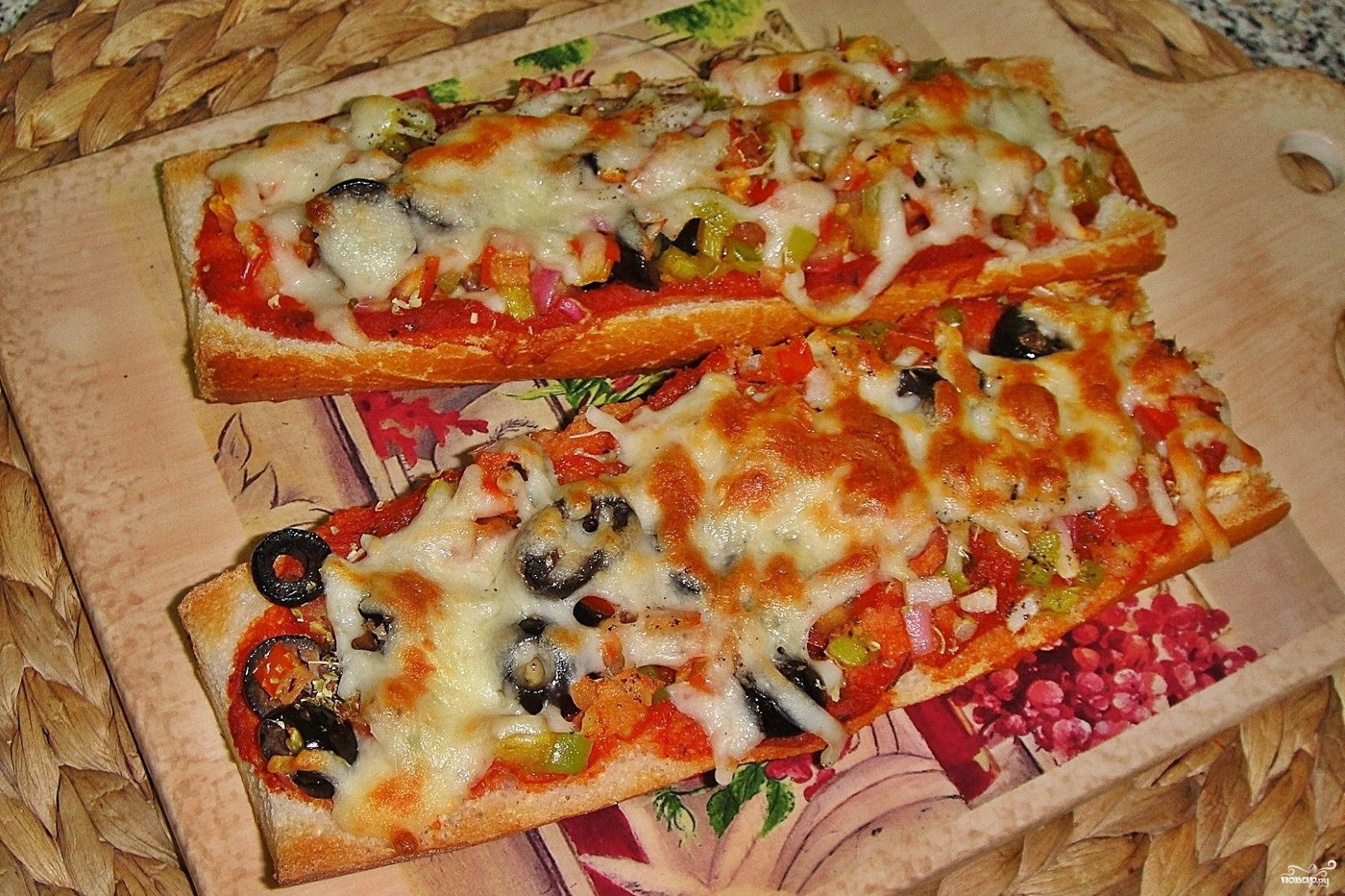 бутерброды с пиццей в духовке фото 49